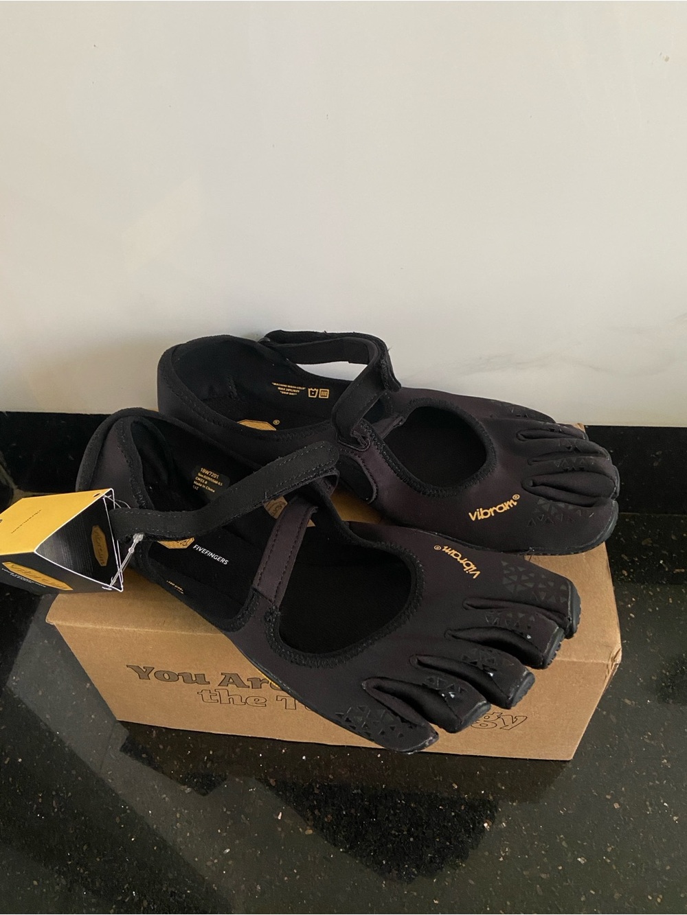 Vibram Women's Black Mary Jane FiveFingers Toe Shoes